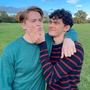 Kit Connor and Joe Locke as Nick and Charlie in Heartstopper