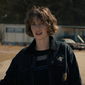 Pictured: Robin Buckley in Stranger Things 4